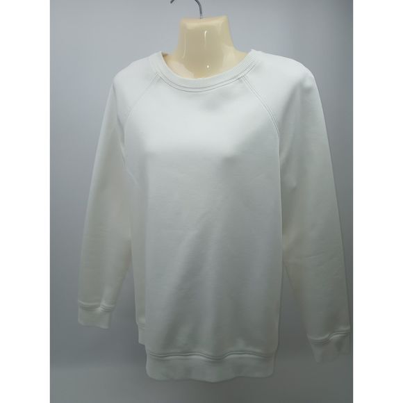 Chanel Women's Cream Cotton Gold CC Button Sweater Size 36 FR P55397K07252 - Picture 2 of 8